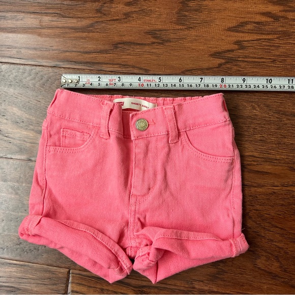 Levi's Baby Girls' Denim Shorty Shorts - Picture 3 of 11